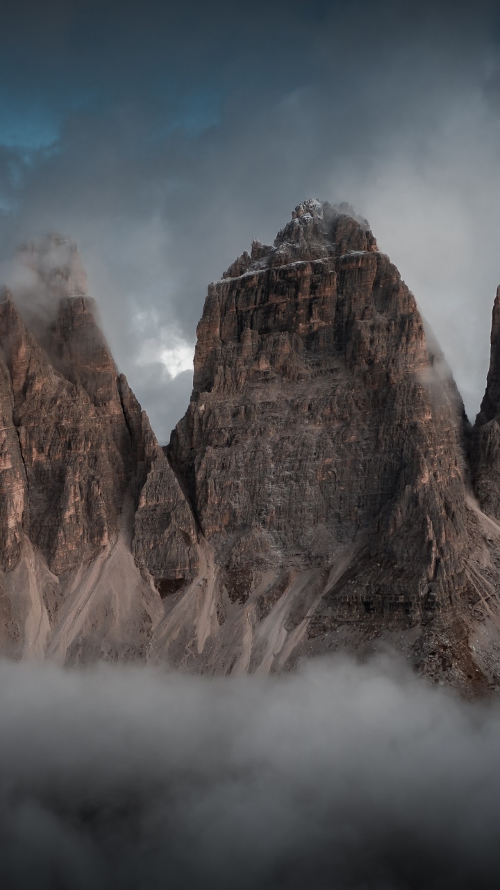 Mountain, Geology, Atmosphere, Sky, Mountainous Landforms. Wallpaper in 720x1280 Resolution