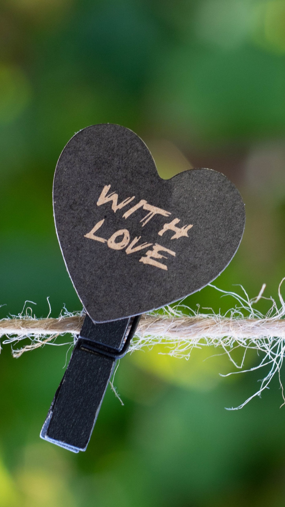 Lettre D'amour, Cœur, Green, Feuille, Amour. Wallpaper in 1080x1920 Resolution