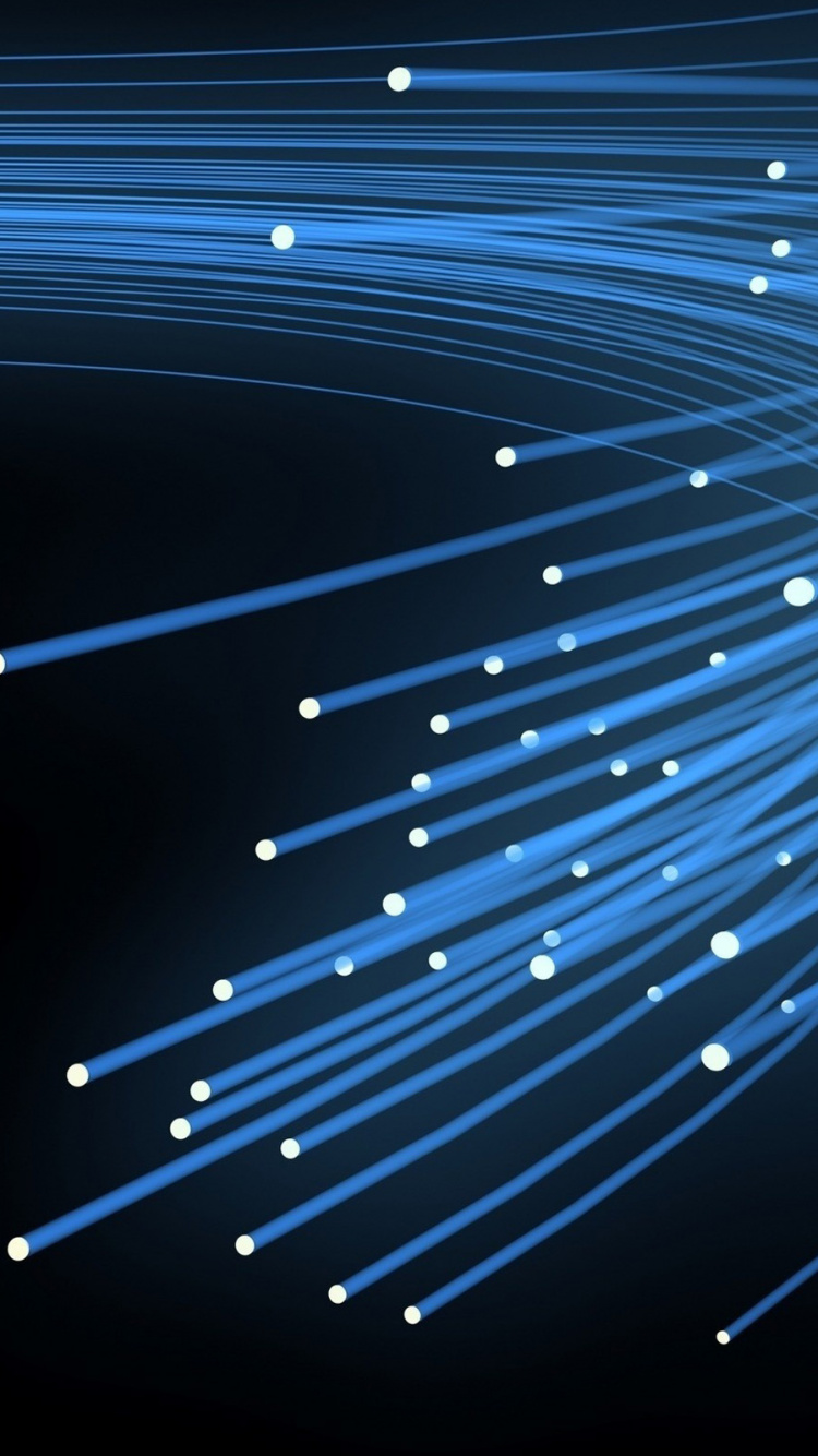 Traînées Lumineuses Violettes et Blanches. Wallpaper in 750x1334 Resolution