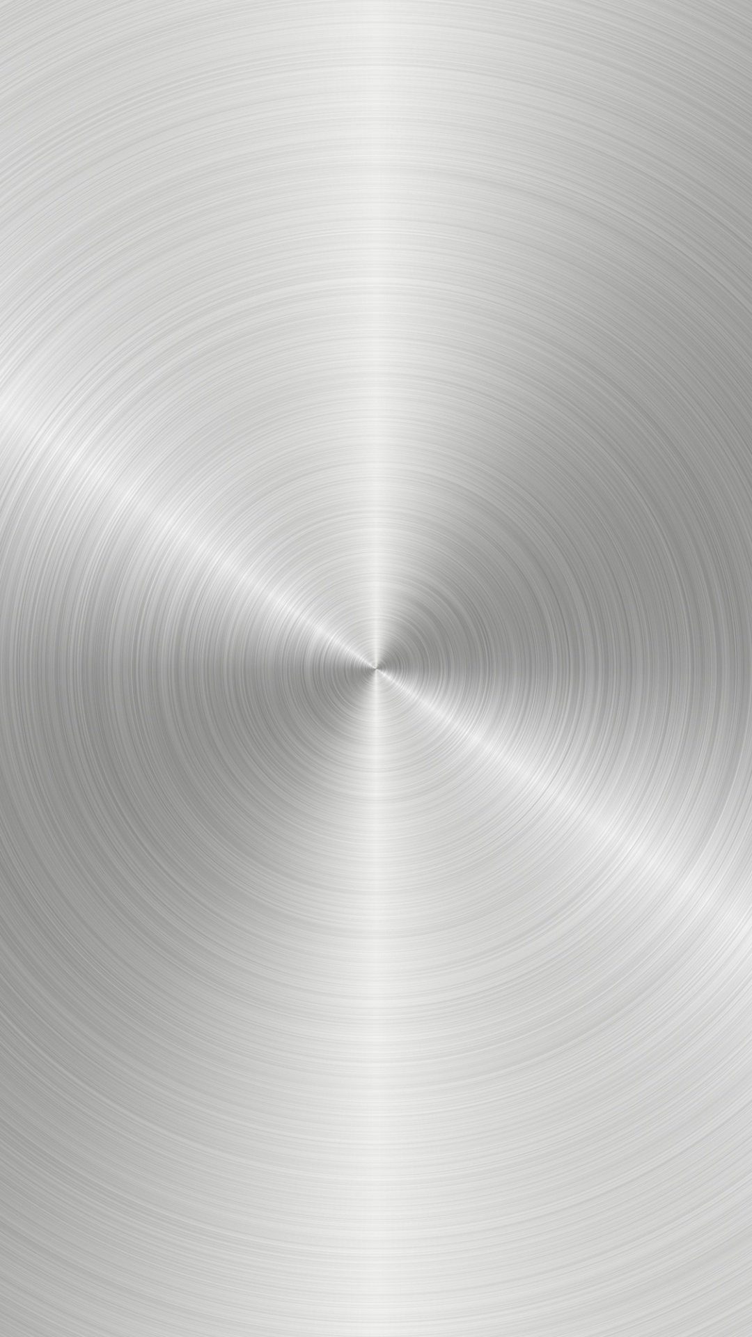 Runde Edelstahlplatte Auf Weißer Oberfläche. Wallpaper in 1080x1920 Resolution