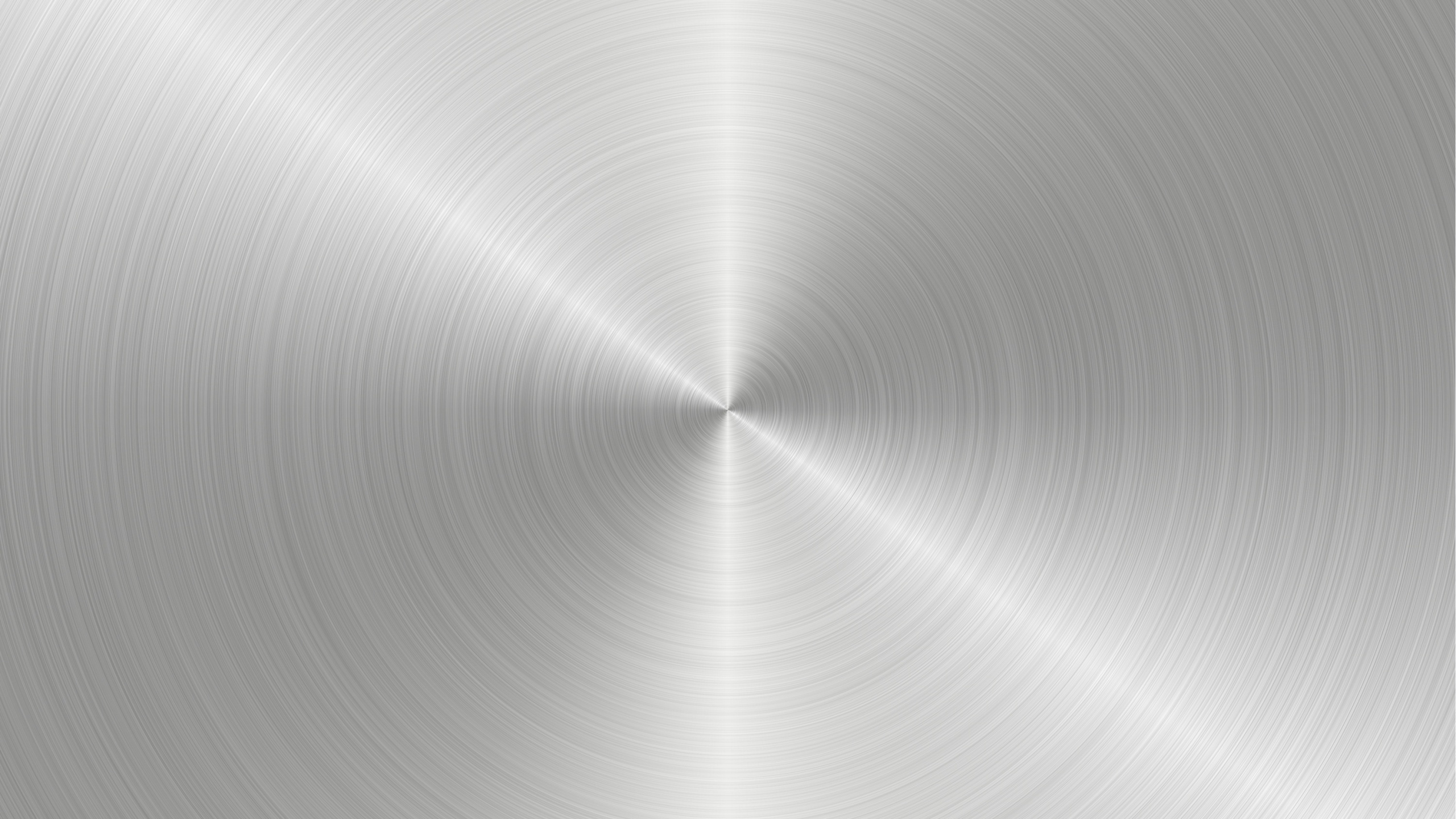 Runde Edelstahlplatte Auf Weißer Oberfläche. Wallpaper in 2560x1440 Resolution