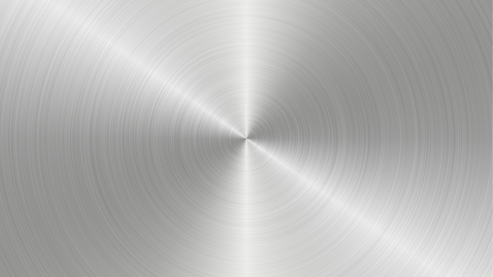 Plaque Ronde en Acier Inoxydable Sur Surface Blanche. Wallpaper in 1920x1080 Resolution