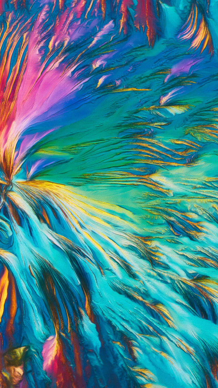 Feather, Art, Painting, Art Paint, Electric Blue. Wallpaper in 750x1334 Resolution