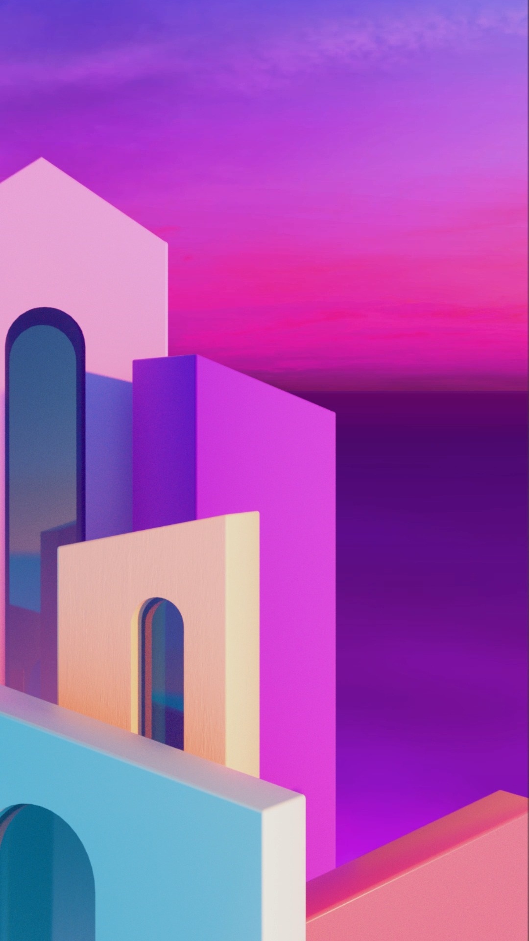 LG, LG Wing, 智能手机, 安卓, 紫色的 壁纸 1080x1920 允许