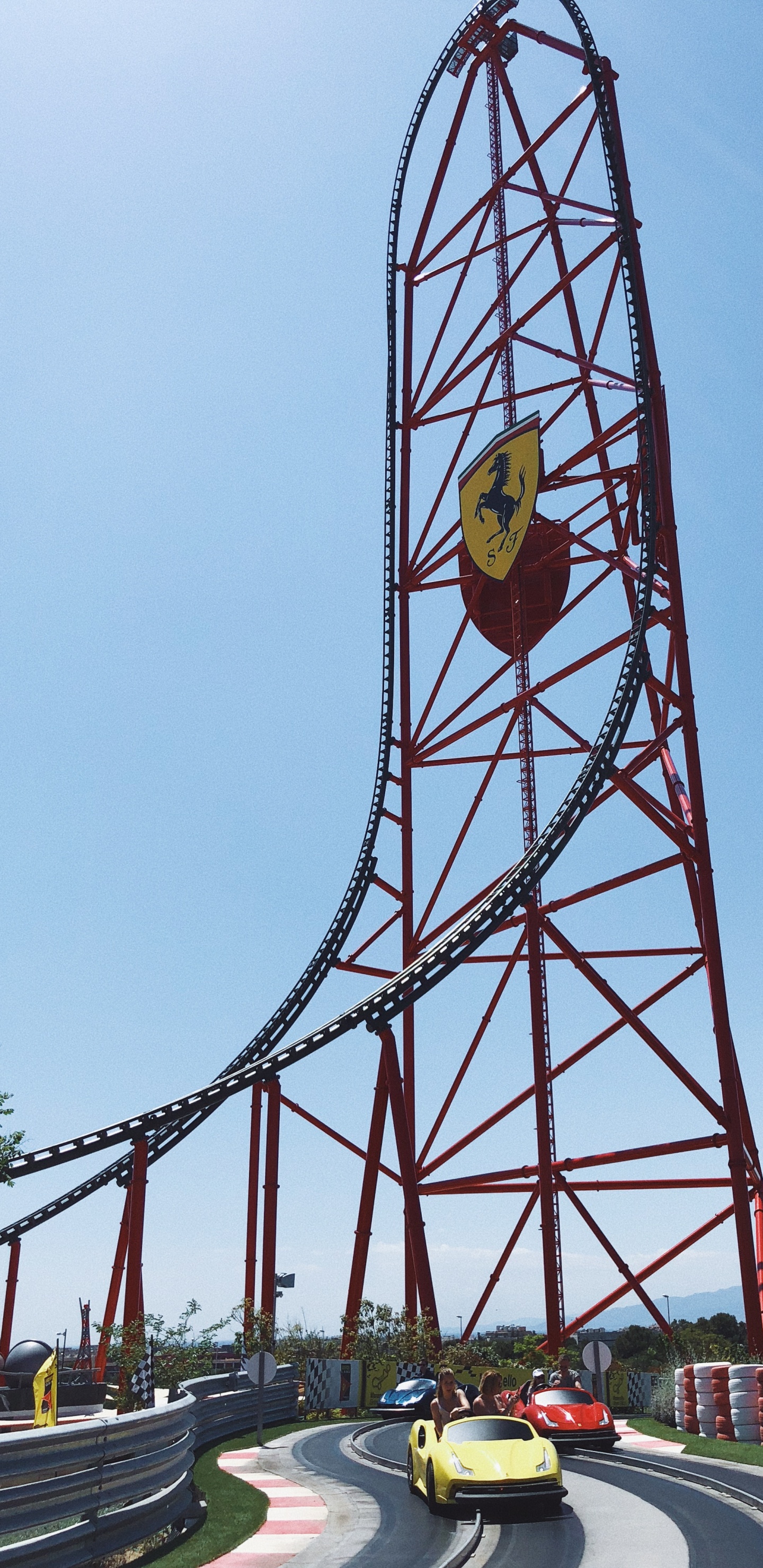 摩天轮, 基础设施, 汽车外, 里程碑, 车灯 壁纸 1440x2960 允许