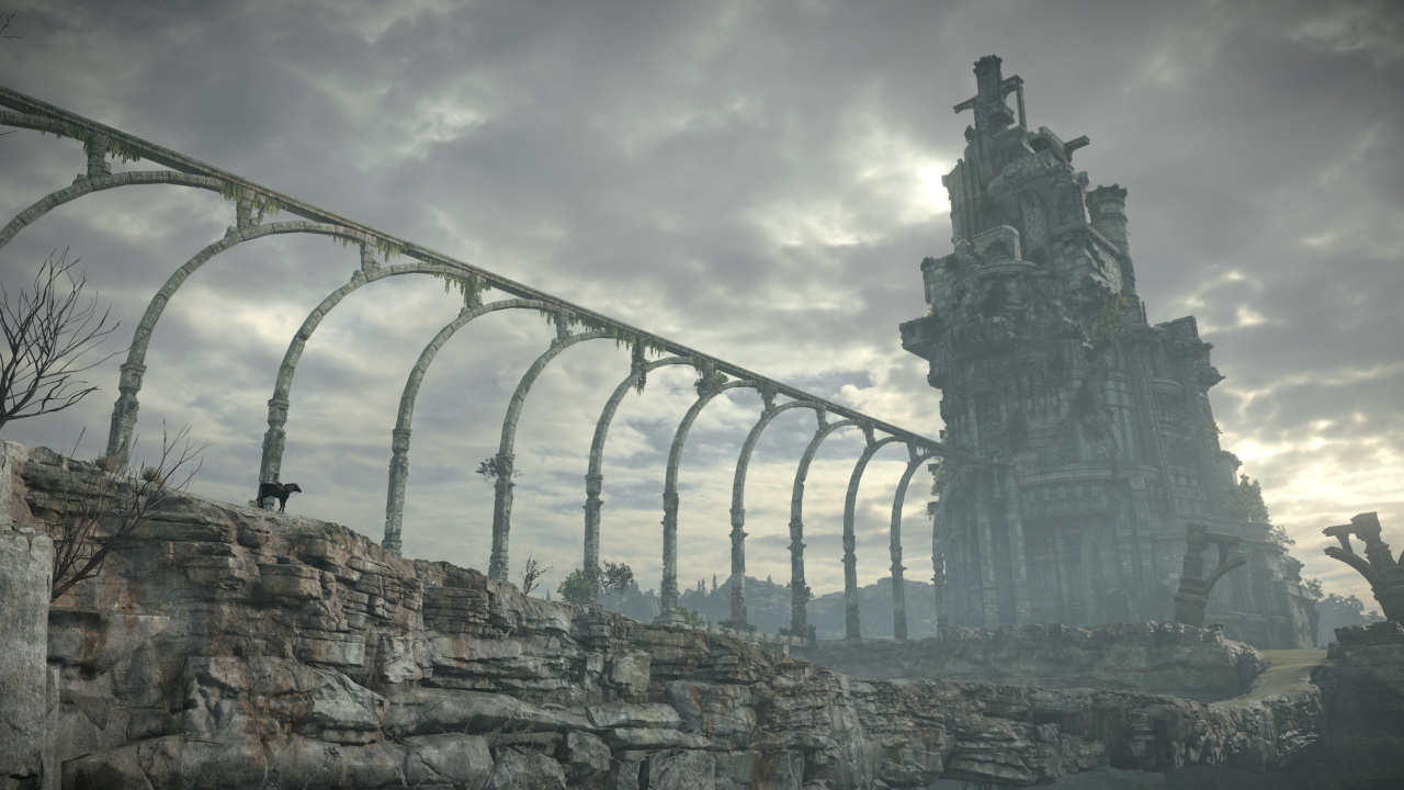 Shadow of The Colossus, Playstation 4, Remake, Bridge, Architecture. Wallpaper in 1280x720 Resolution