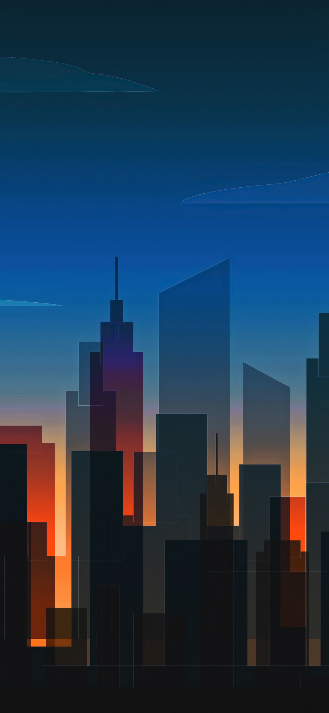 Horizonte, Ambiente, Edificio, Rectángulo, Torre de Bloques. Wallpaper in 1125x2436 Resolution