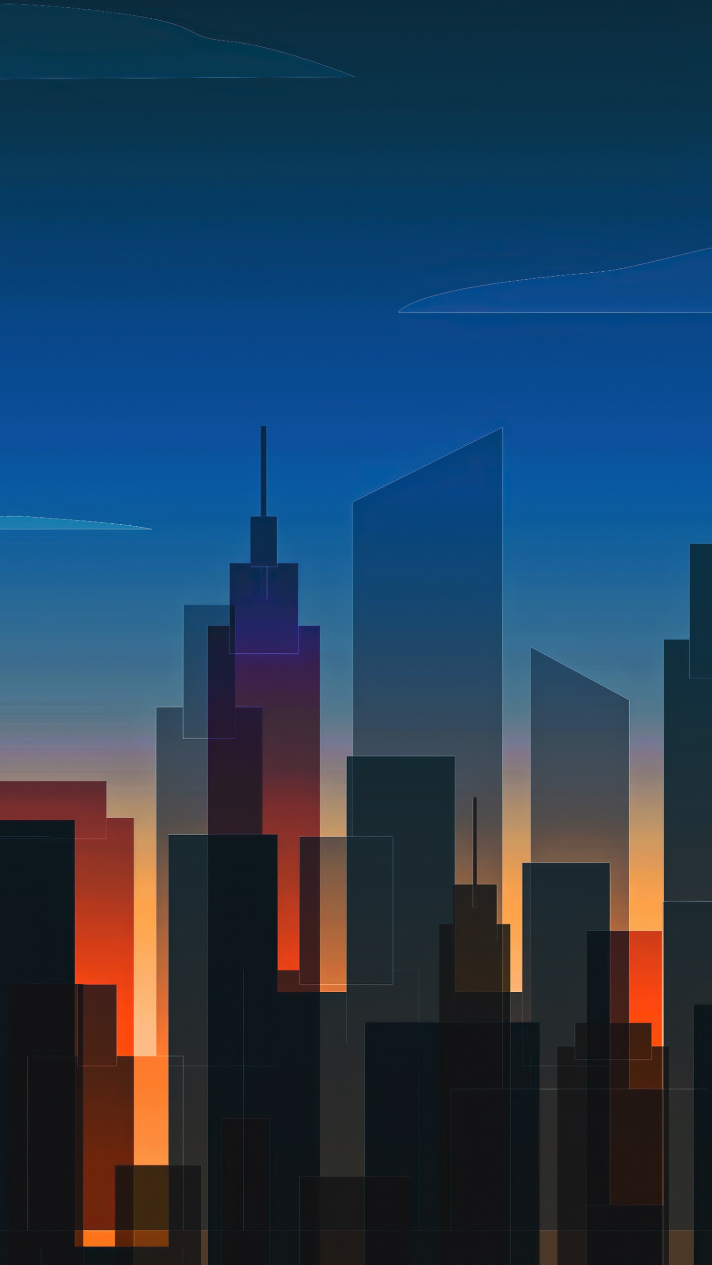 Horizonte, Ambiente, Edificio, Rectángulo, Torre de Bloques. Wallpaper in 1440x2560 Resolution