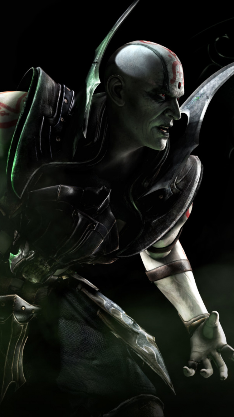 Mortal Kombat x, Mortal Kombat, Quan Chi, Netherrealm Studios, Figura de Acción. Wallpaper in 750x1334 Resolution