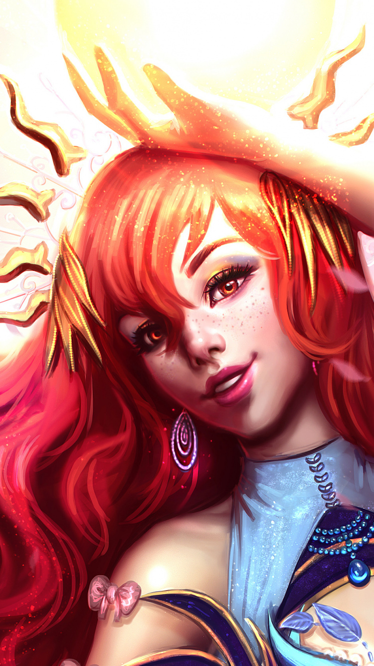 Femme en Haut Licou Fleuri Bleu et Blanc. Wallpaper in 750x1334 Resolution