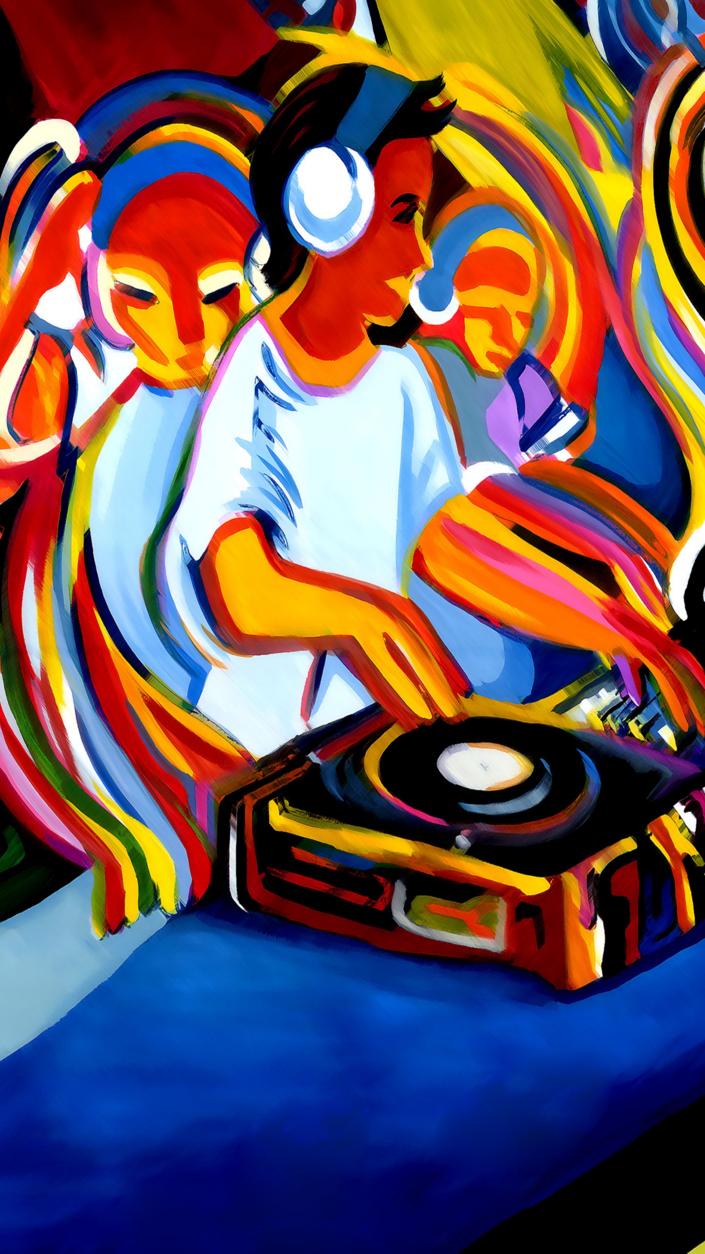 Art, Paint, Painting, Graffiti, Hood. Wallpaper in 1440x2560 Resolution