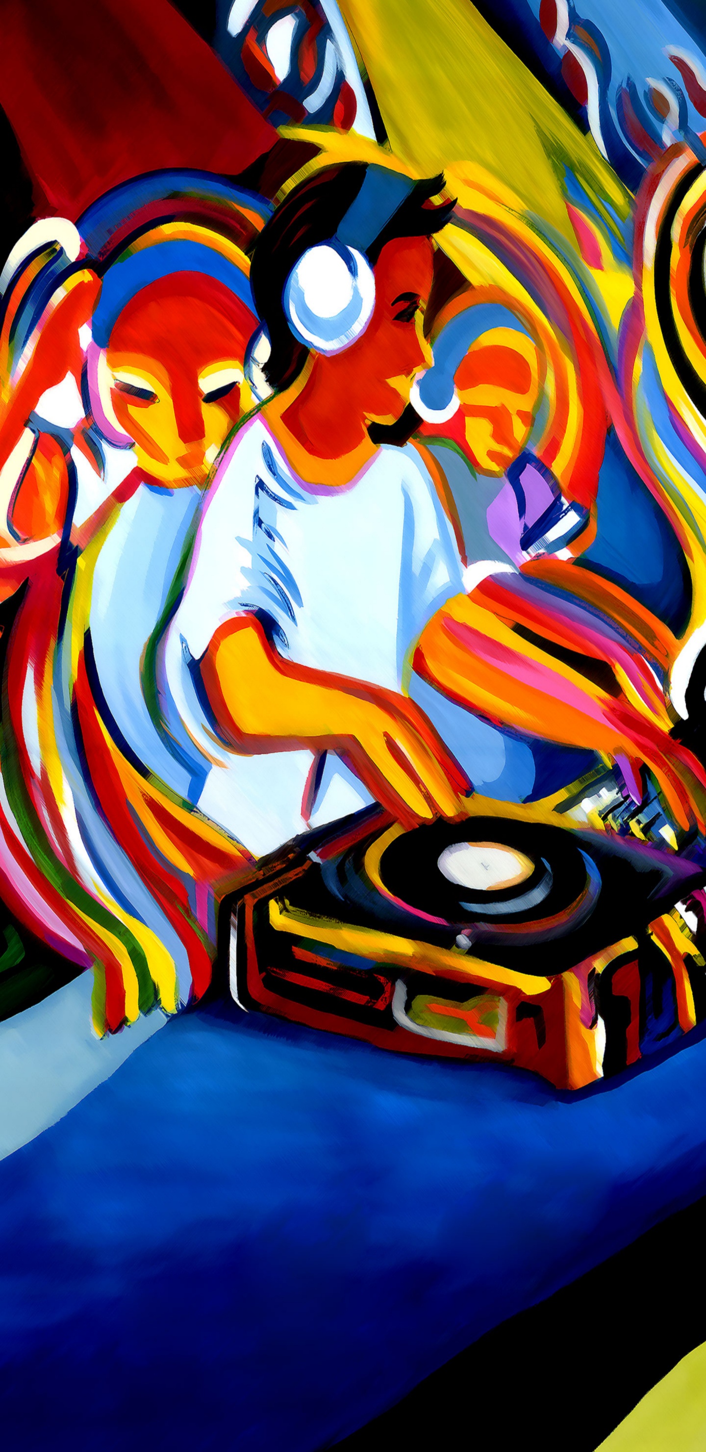 Art, Paint, Painting, Graffiti, Hood. Wallpaper in 1440x2960 Resolution