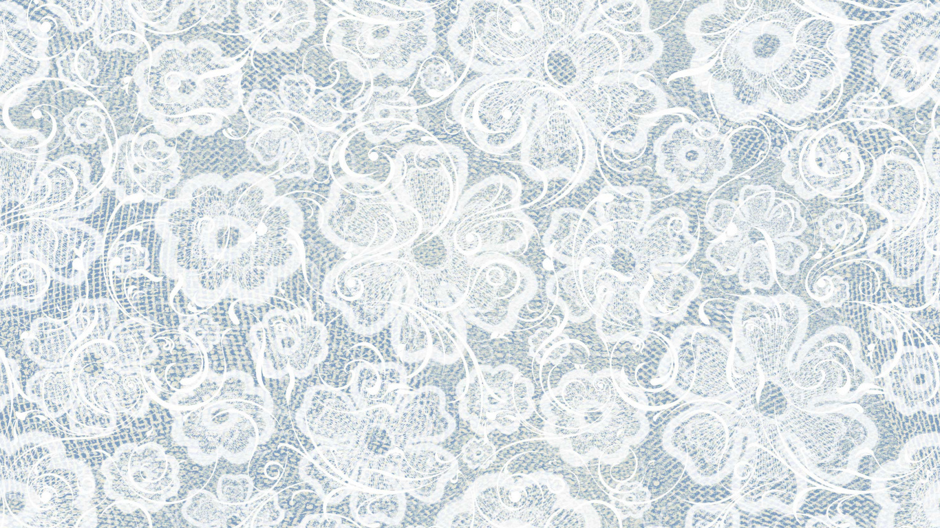 Textil Floral Blanco y Negro. Wallpaper in 1366x768 Resolution