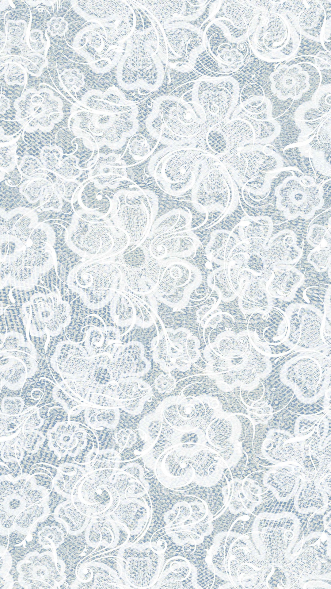 Textile Floral Noir et Blanc. Wallpaper in 1080x1920 Resolution