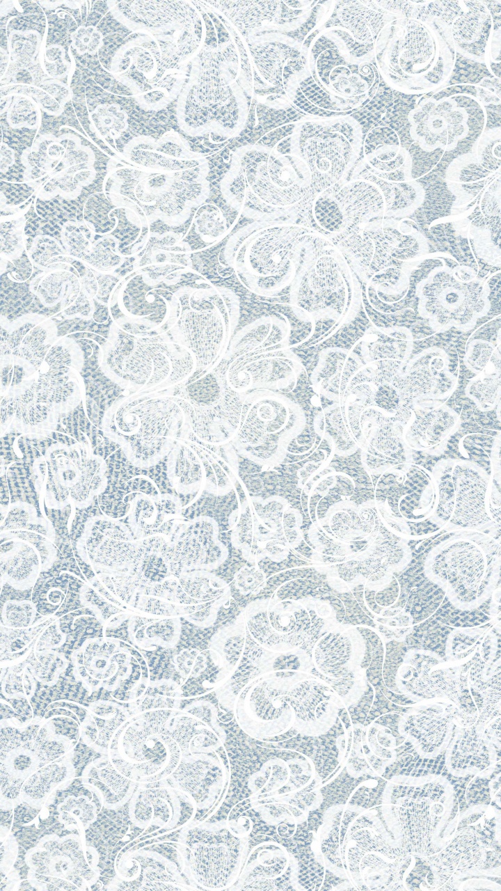 Textile Floral Noir et Blanc. Wallpaper in 720x1280 Resolution