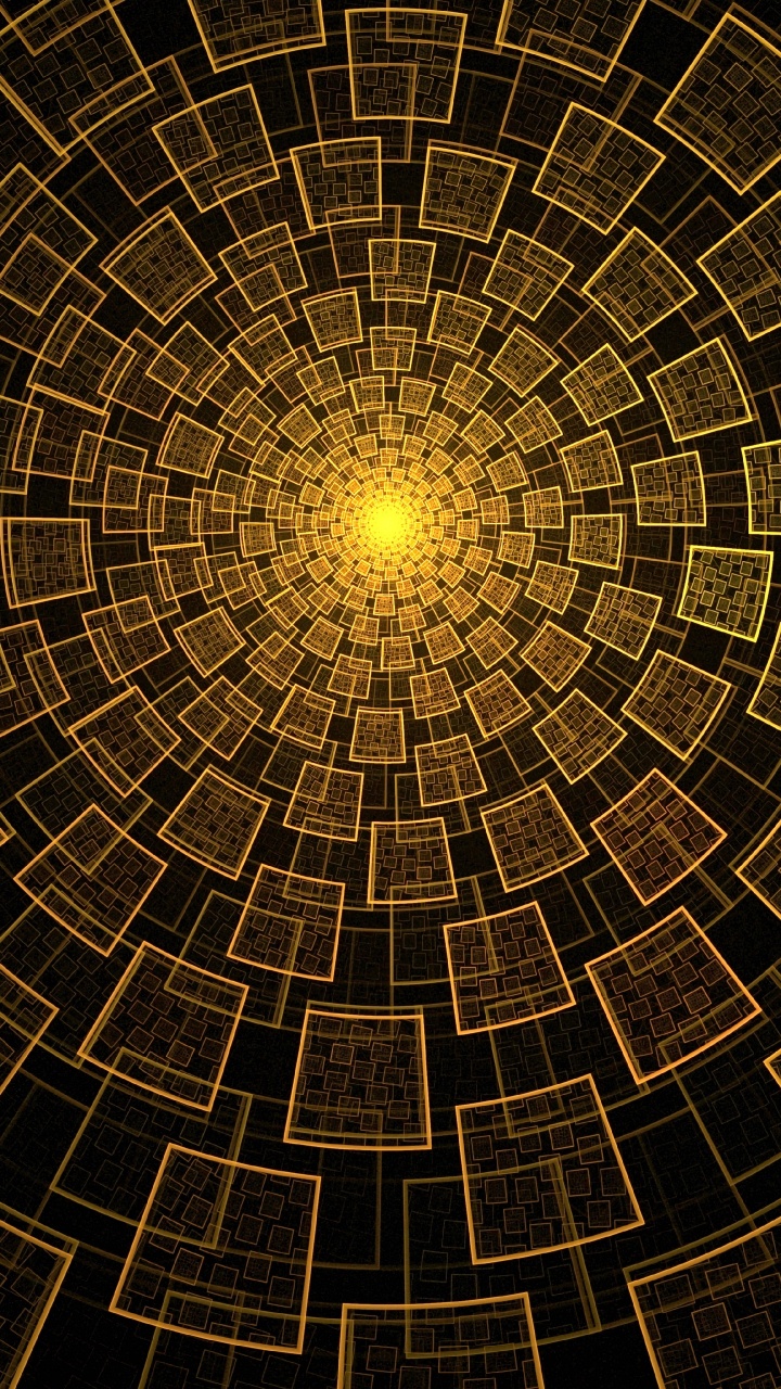 Black and White Round Illustration. Wallpaper in 720x1280 Resolution