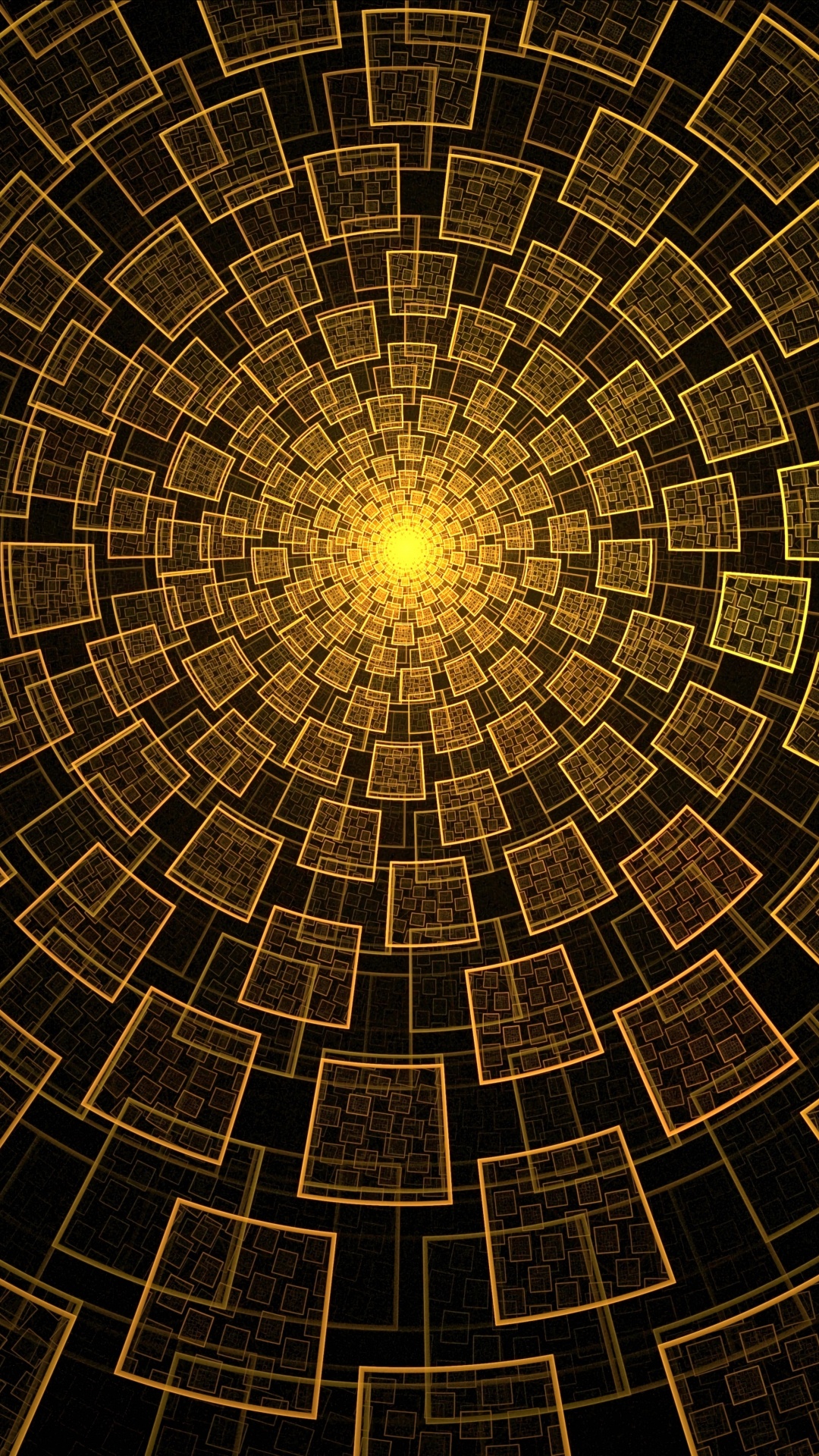 Schwarze Und Weiße Runde Illustration. Wallpaper in 1080x1920 Resolution