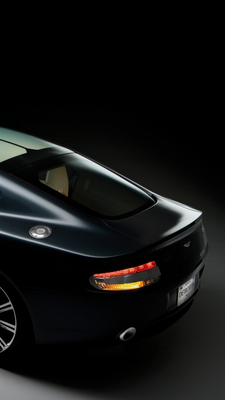 Porsche 911 Negro Sobre Fondo Negro. Wallpaper in 720x1280 Resolution