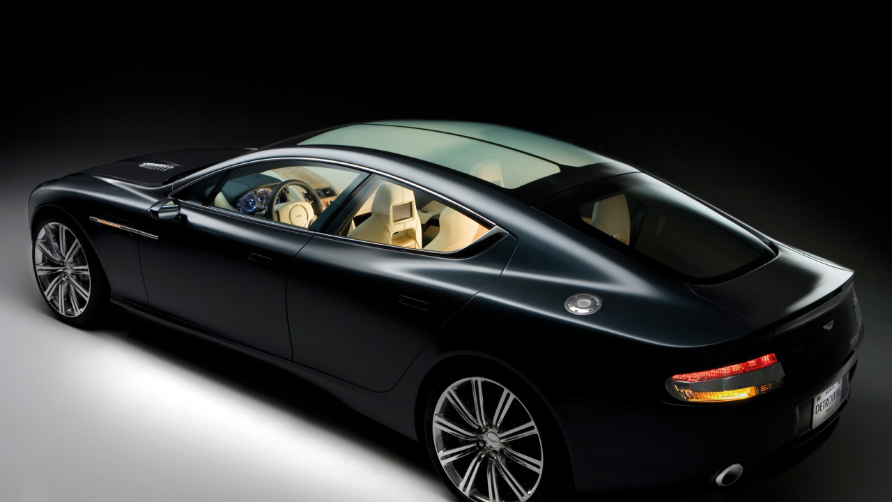 Porsche 911 Noire Sur Fond Noir. Wallpaper in 1280x720 Resolution