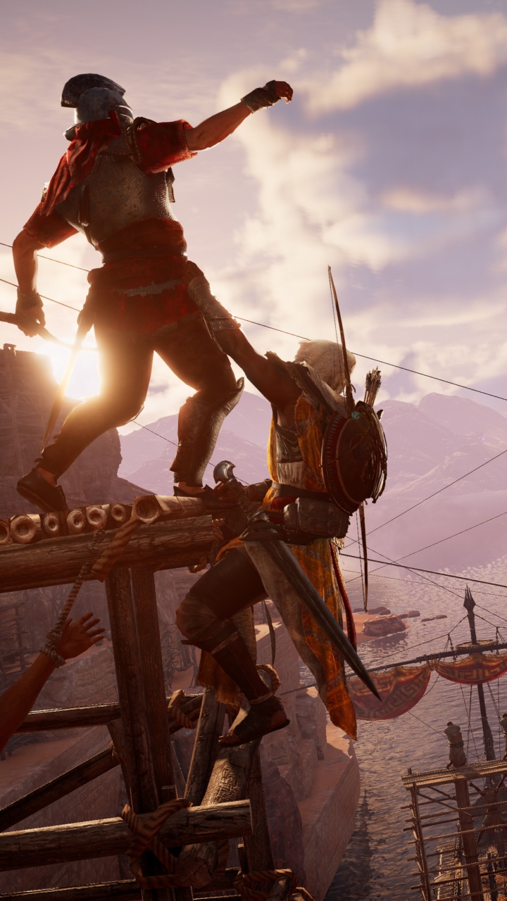 Assassins Creed Orígenes, Assassins Creed la Hermandad, Ubisoft, Deporte Extremo, Atracción Turística. Wallpaper in 720x1280 Resolution