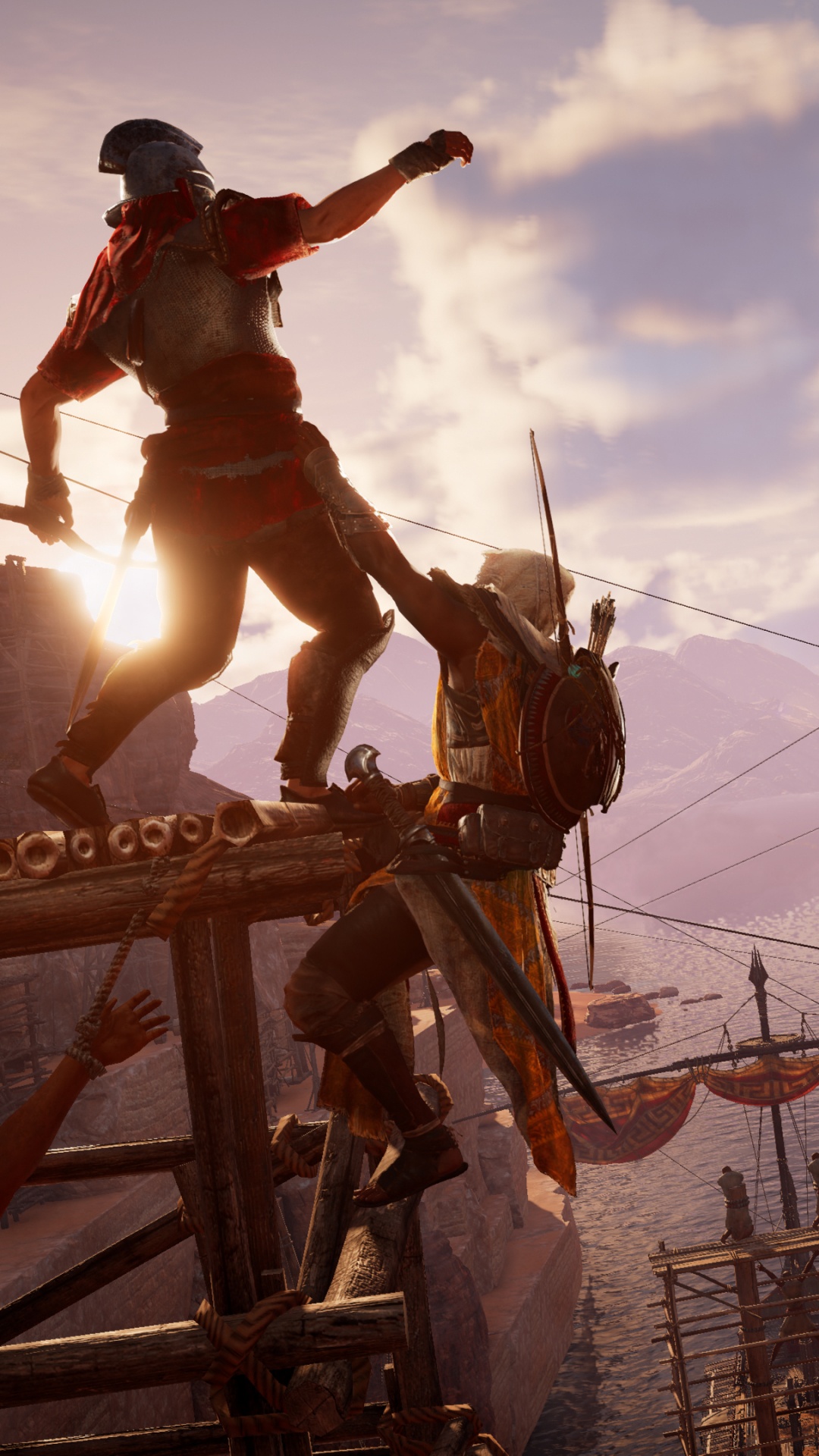 Assassins Creed Origins, Assassins Creed Brotherhood, Ubisoft, Extreme Sport, Tourist Attraction. Wallpaper in 1080x1920 Resolution