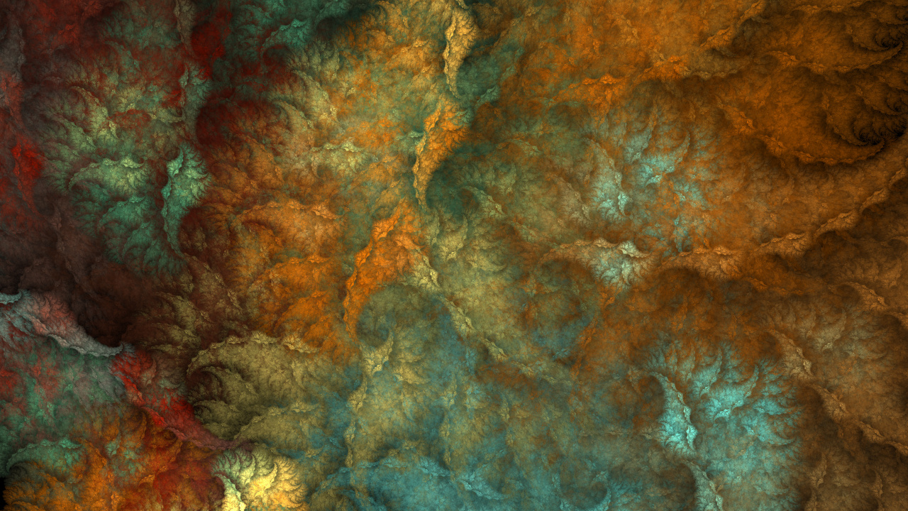 Blue and Brown Abstract Painting. Wallpaper in 1280x720 Resolution