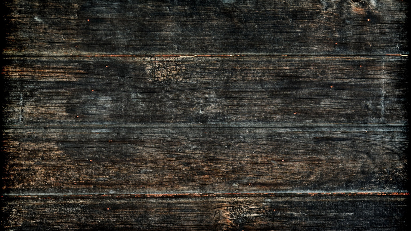 Surface en Bois Marron et Noir. Wallpaper in 1366x768 Resolution