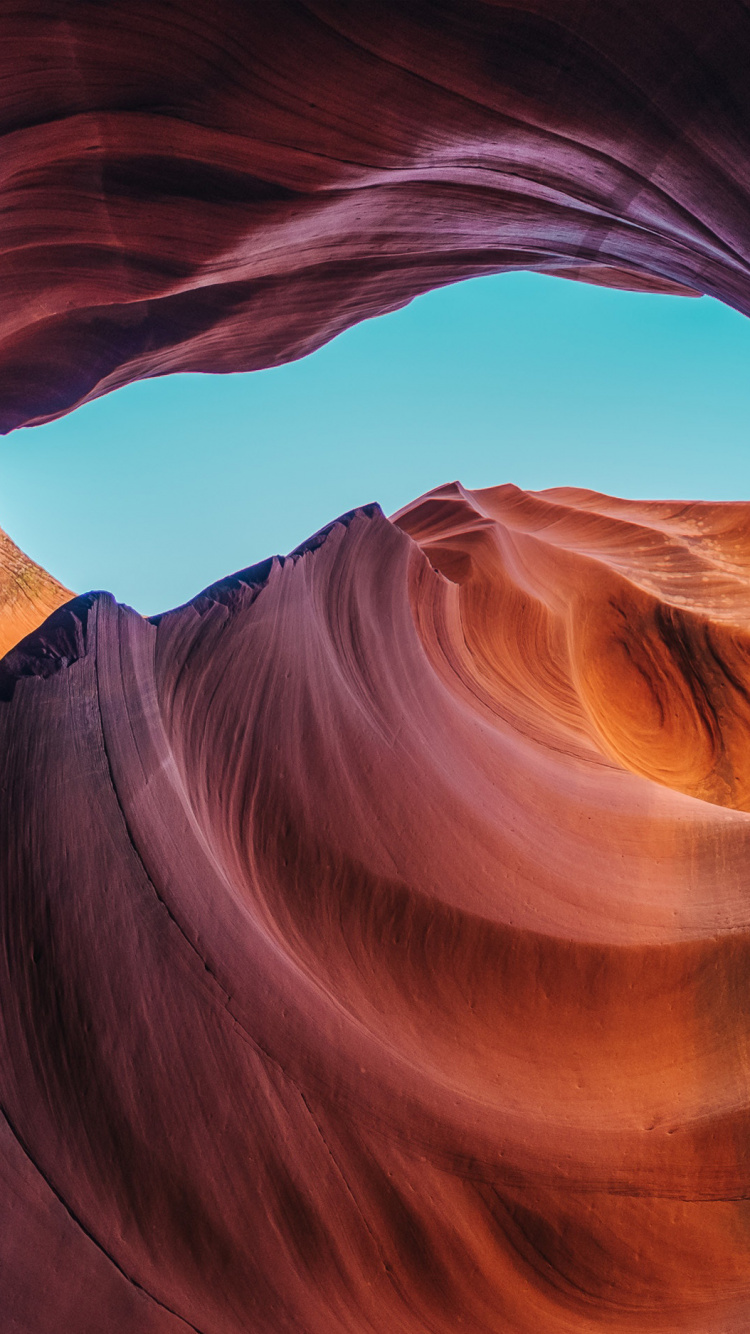 Brown and White Rock Formation. Wallpaper in 750x1334 Resolution