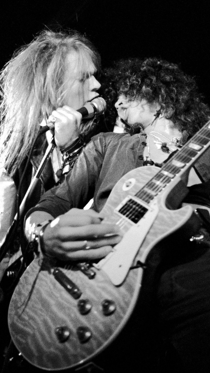 Guns N Roses, Musiker, Gitarrist, Musik, Leistung. Wallpaper in 720x1280 Resolution