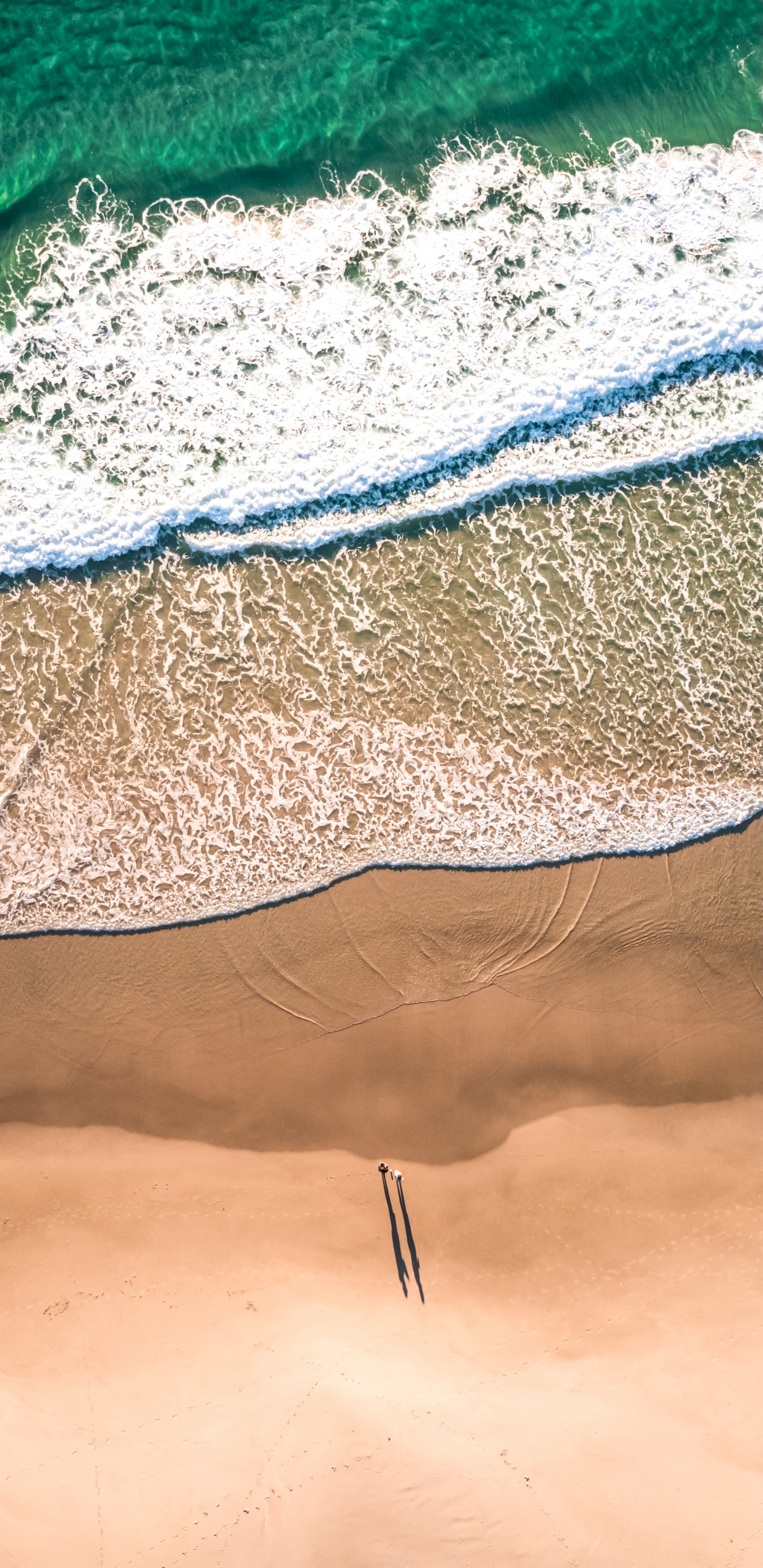 Beach, Sand, Shoal Bay Beach, Water, Azure. Wallpaper in 1440x2960 Resolution