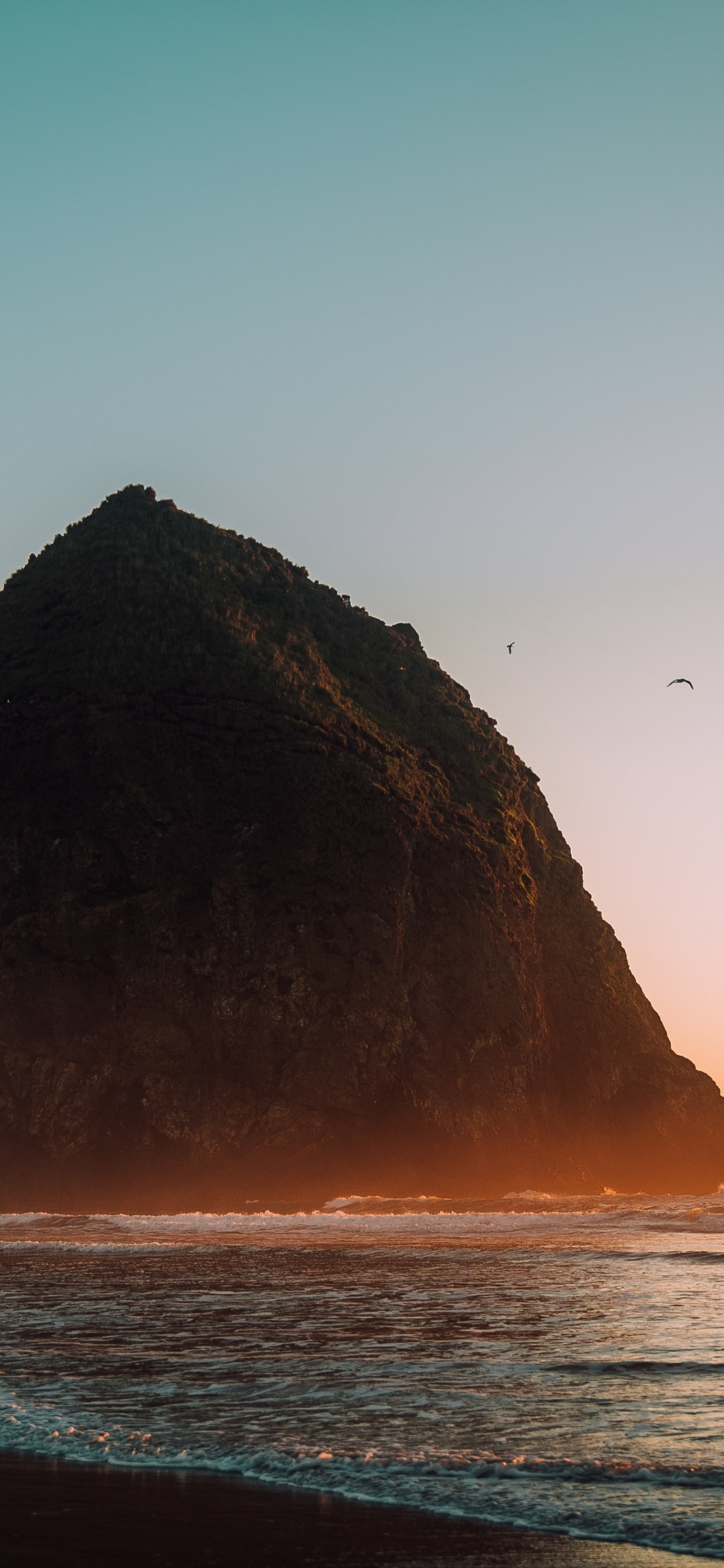 Stack, Ocean, Morning, Water, Coast. Wallpaper in 1242x2688 Resolution