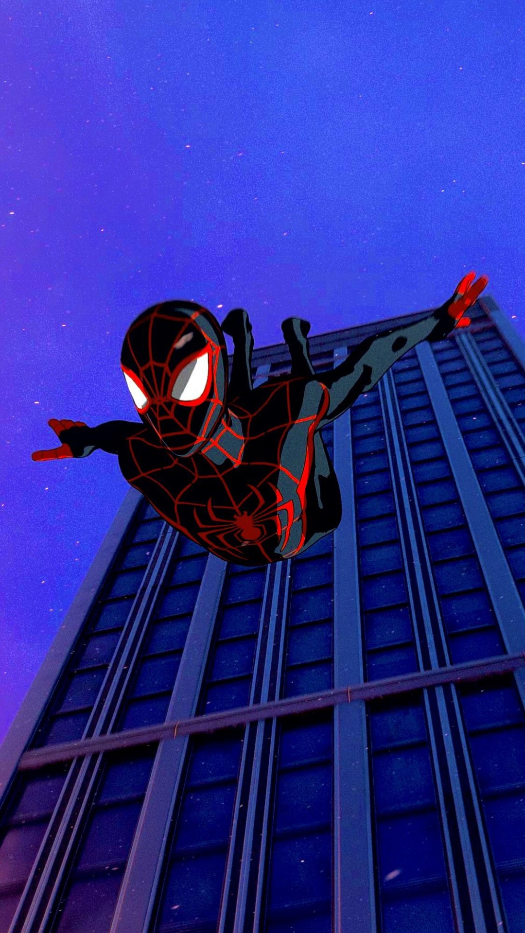 幽默, Azure, 电蓝色的, Spider-man, 节肢动物 壁纸 1080x1920 允许