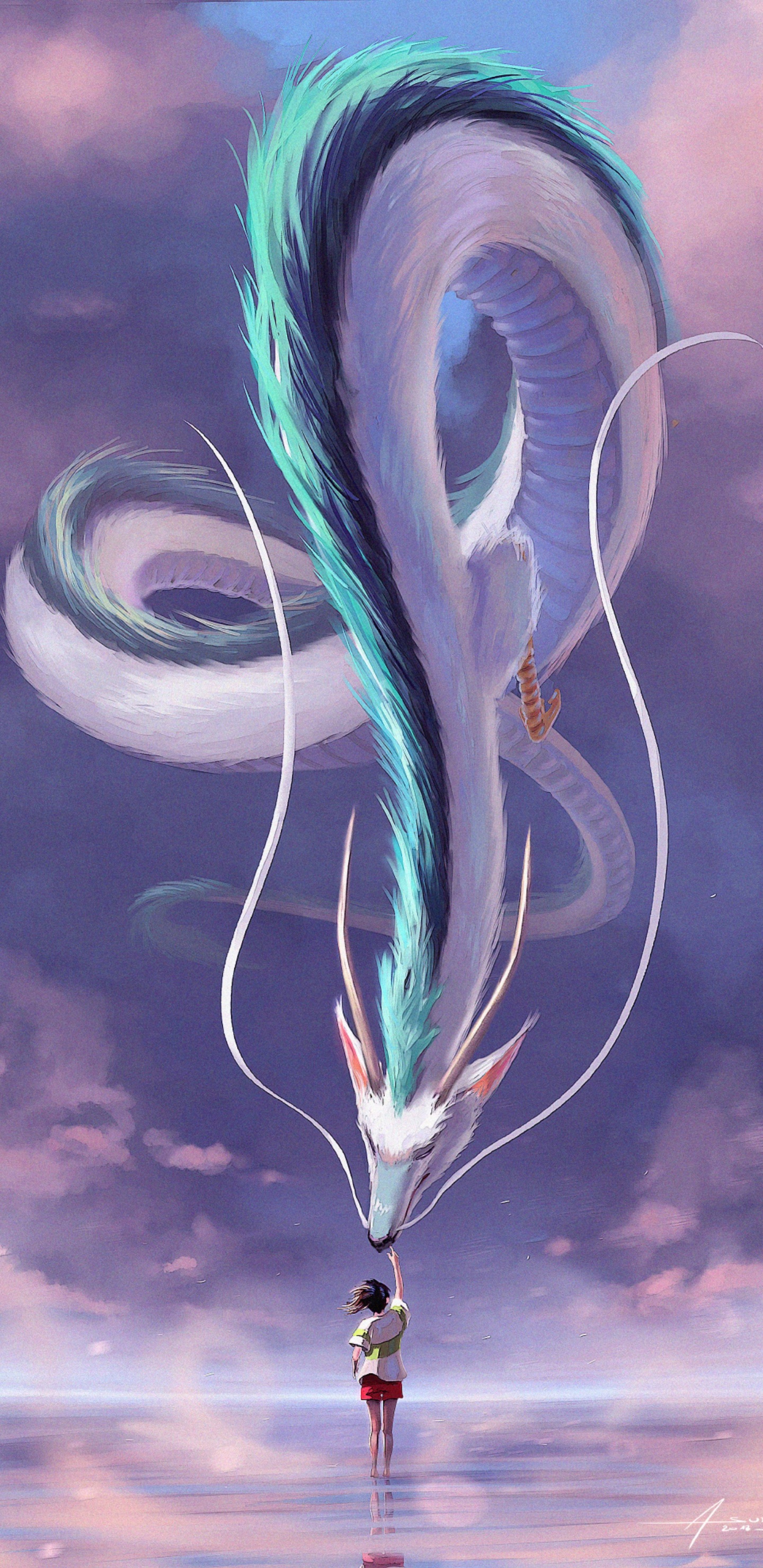 Chihiro Ogino, Buscar, Anime, Arte Animado, Cartel. Wallpaper in 1440x2960 Resolution