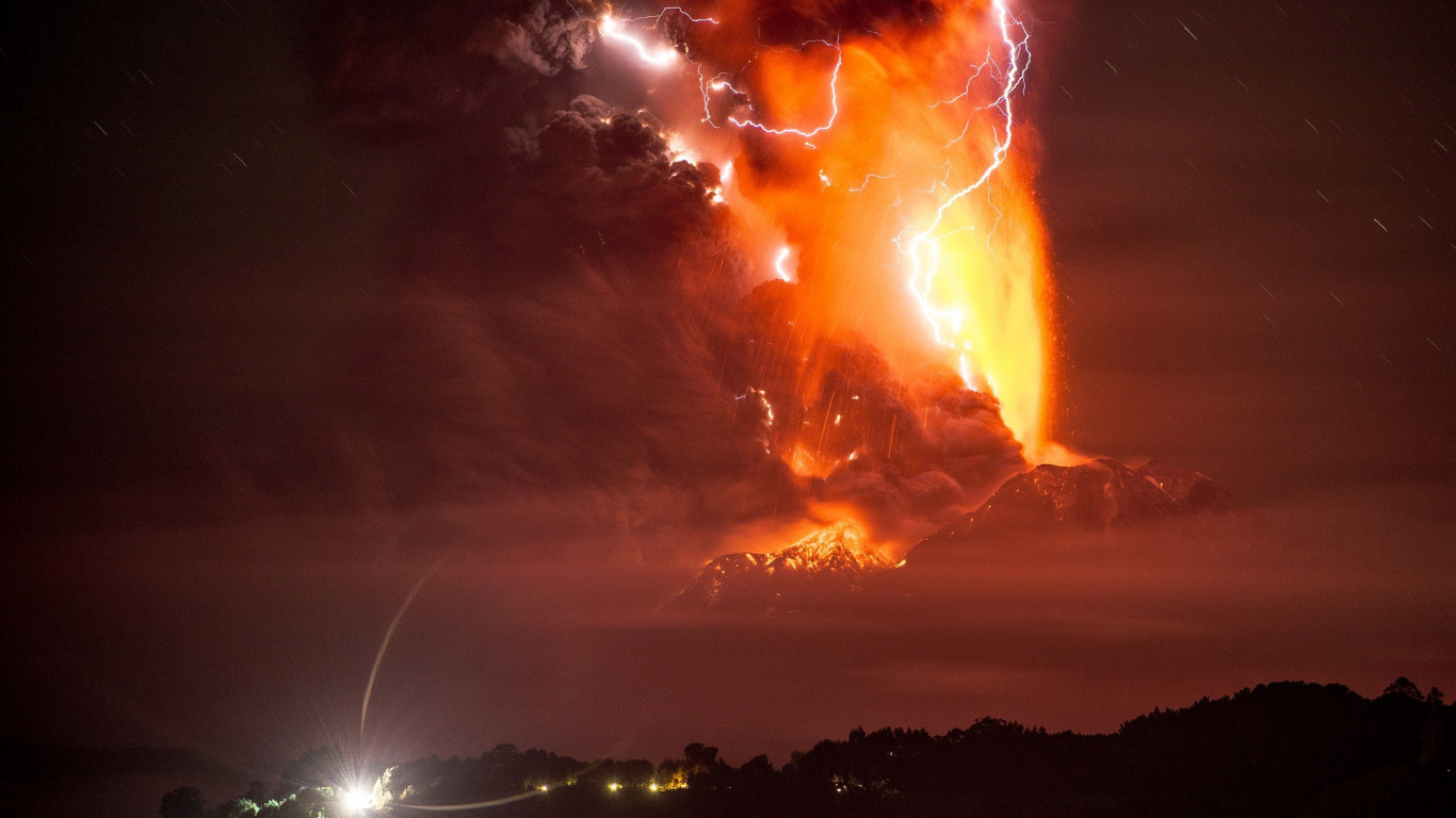 卡尔布科, 热, 气氛, 爆炸, 火焰 壁纸 1366x768 允许