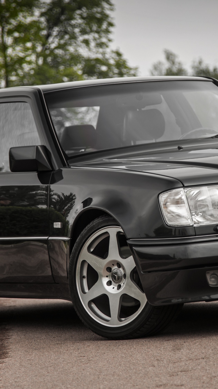 Black Mercedes Benz c Class. Wallpaper in 750x1334 Resolution