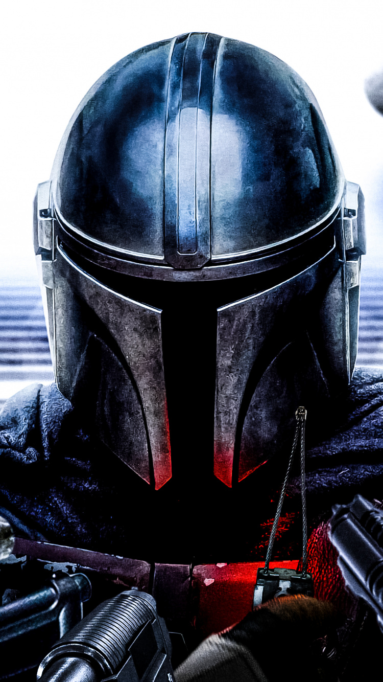 Arte de Armas Mandalorianas, The Mandalorian, Arte, Lienzo, Monos Artistas. Wallpaper in 750x1334 Resolution