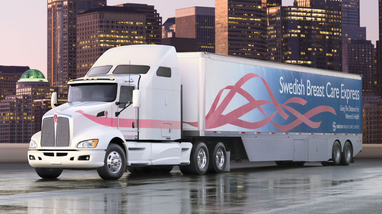 White and Red Truck on Road During Daytime. Wallpaper in 1280x720 Resolution