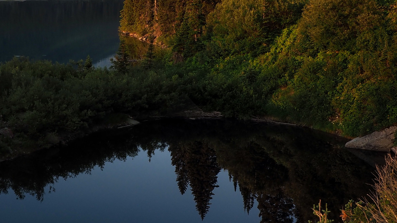 Religious Text, Lake Josephine, Grinnell Lake, Upper Grinnell Lake, Two Medicine Lake. Wallpaper in 1366x768 Resolution