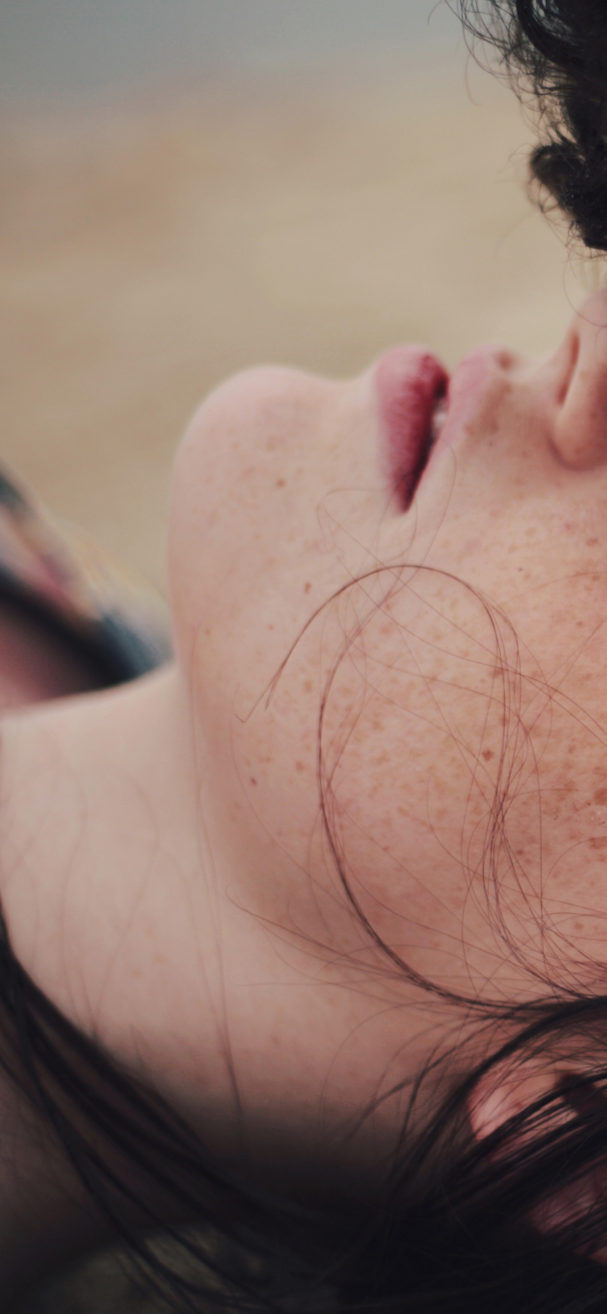 Romance, Forehead, Cheek, Neck, Human. Wallpaper in 1242x2688 Resolution