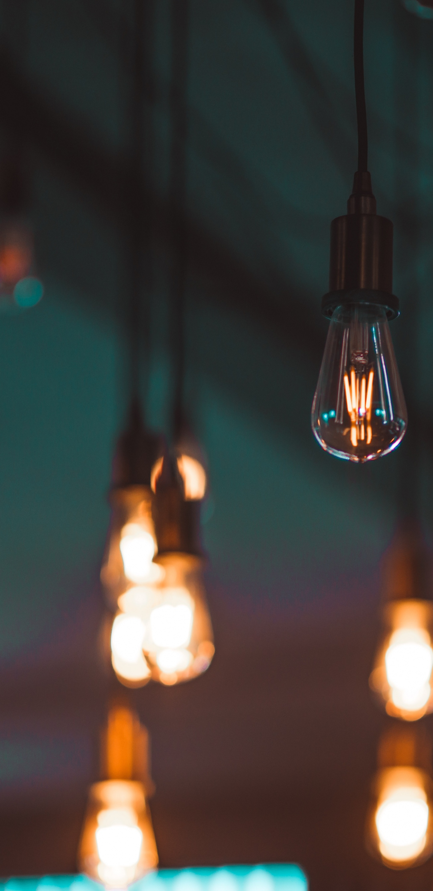Black and Brown Pendant Lamps. Wallpaper in 1440x2960 Resolution