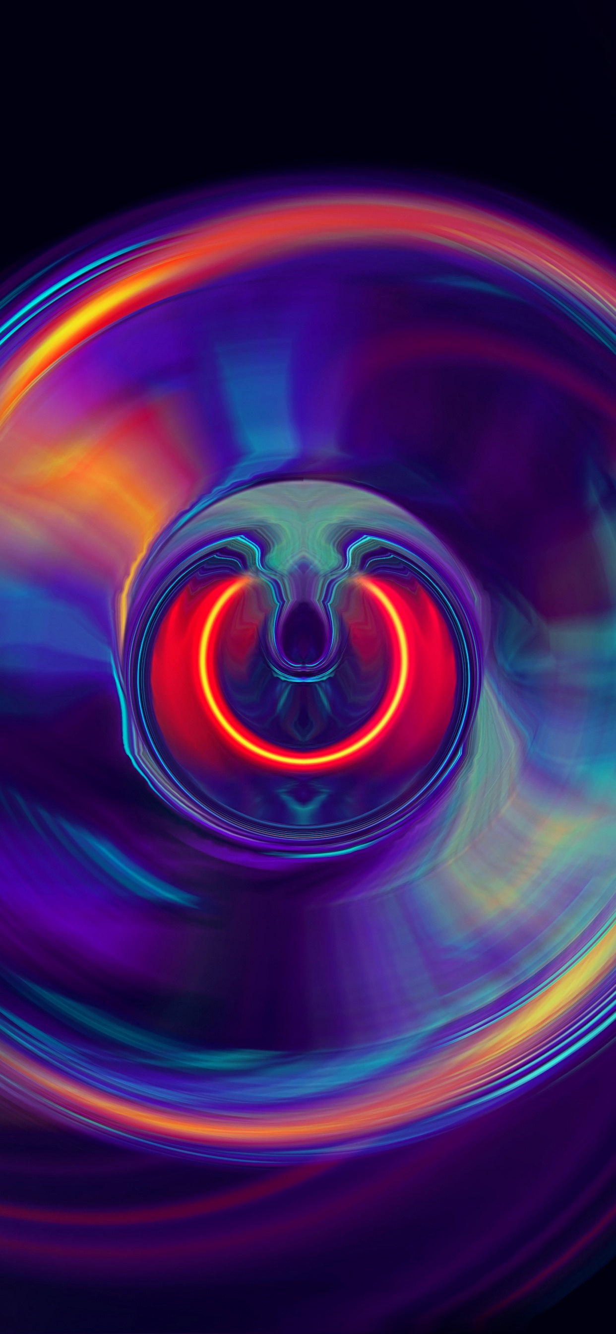 Vektor-Grafiken, Grafik-design, Farbigkeit, Auge, Purpur. Wallpaper in 1242x2688 Resolution