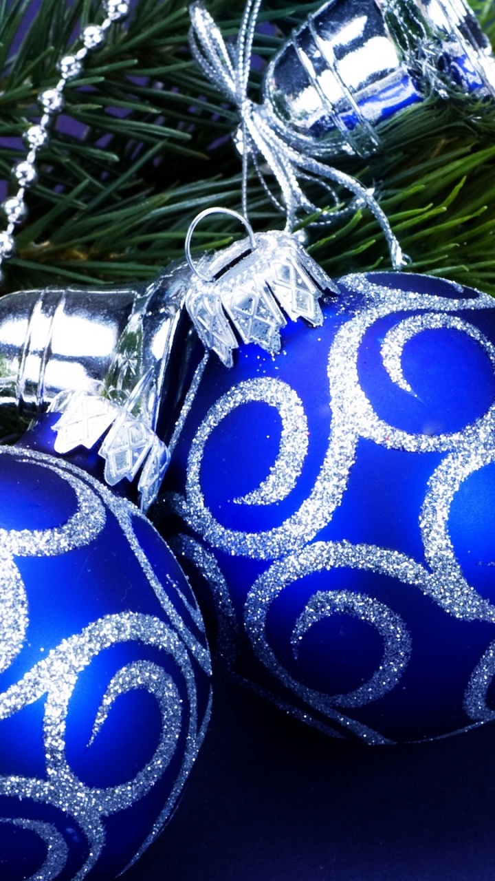 Christmas Day, Blue, Christmas Ornament, Cobalt Blue, Christmas Decoration. Wallpaper in 720x1280 Resolution