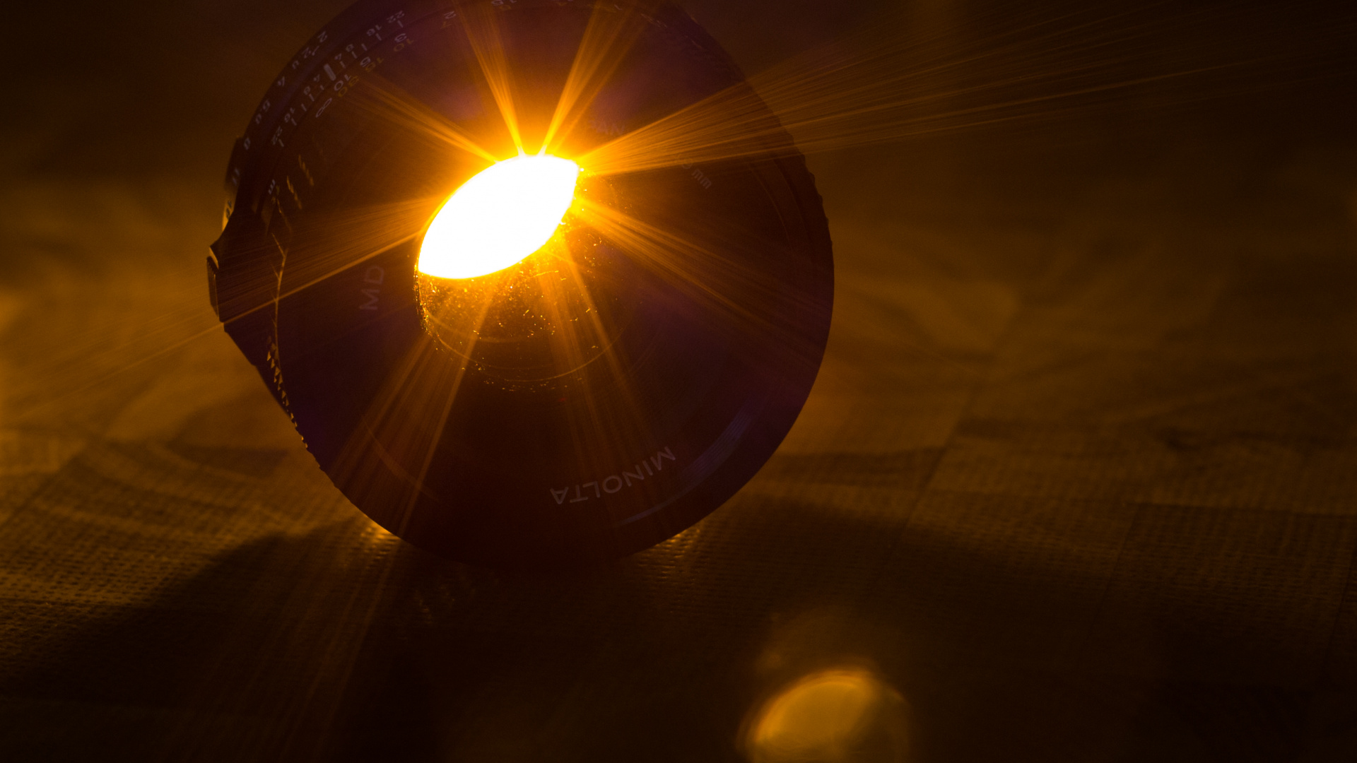 Black and White Ball on Brown Wooden Table. Wallpaper in 1920x1080 Resolution