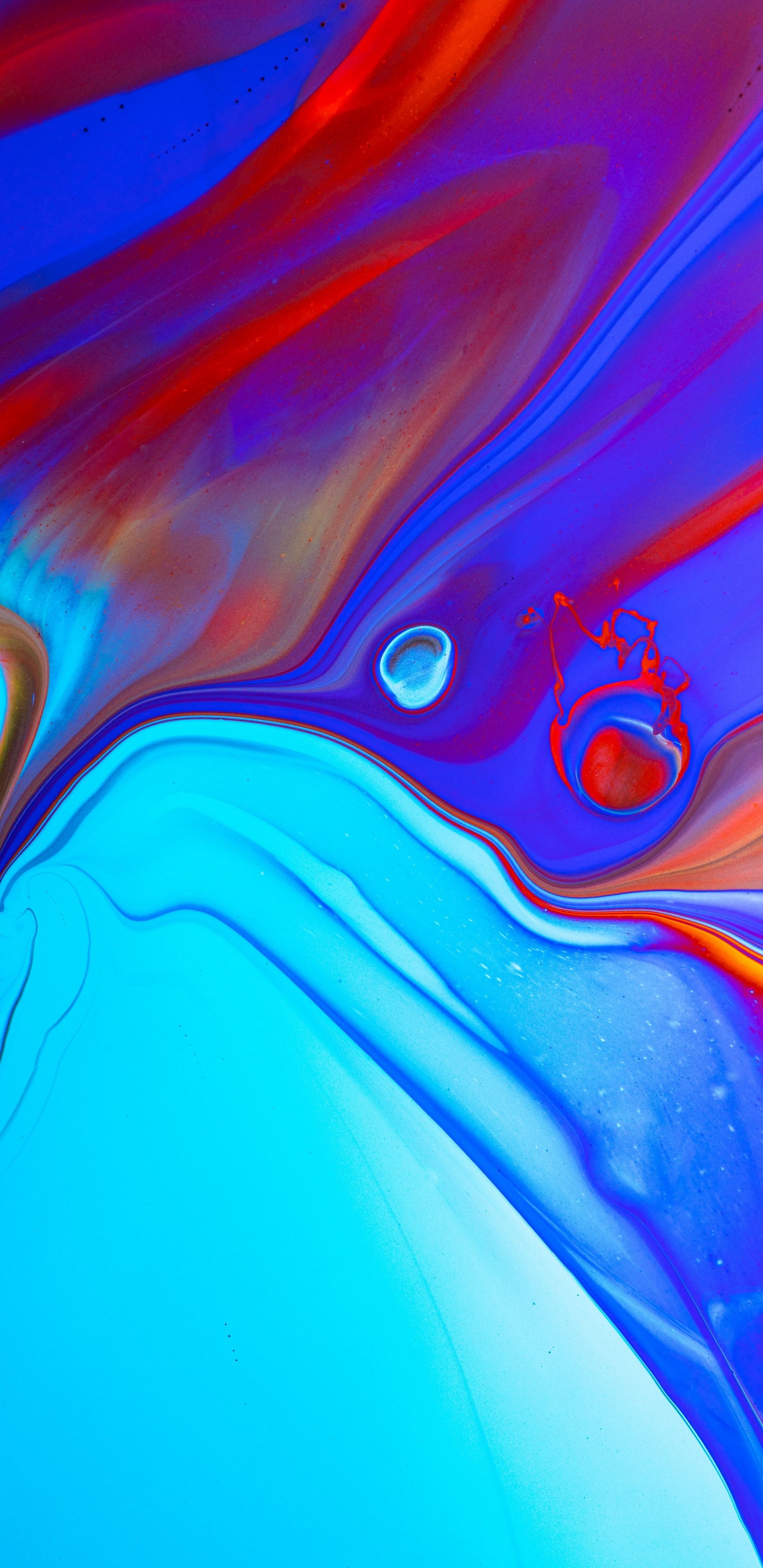 Farbe, Kunst, Blau, Purpur, Wasser. Wallpaper in 1440x2960 Resolution