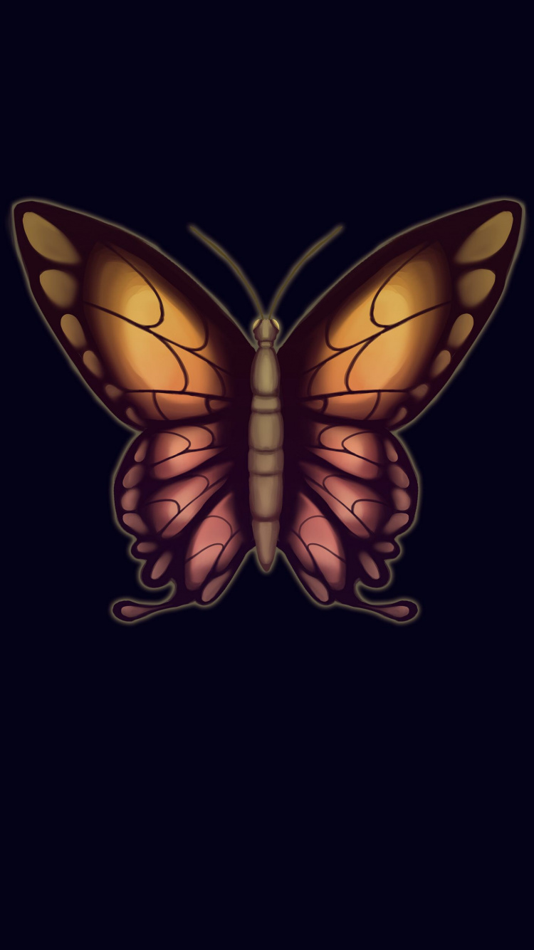 Moth, Monarch Butterfly, Arthropod, Insects, Pollinator. Wallpaper in 750x1334 Resolution