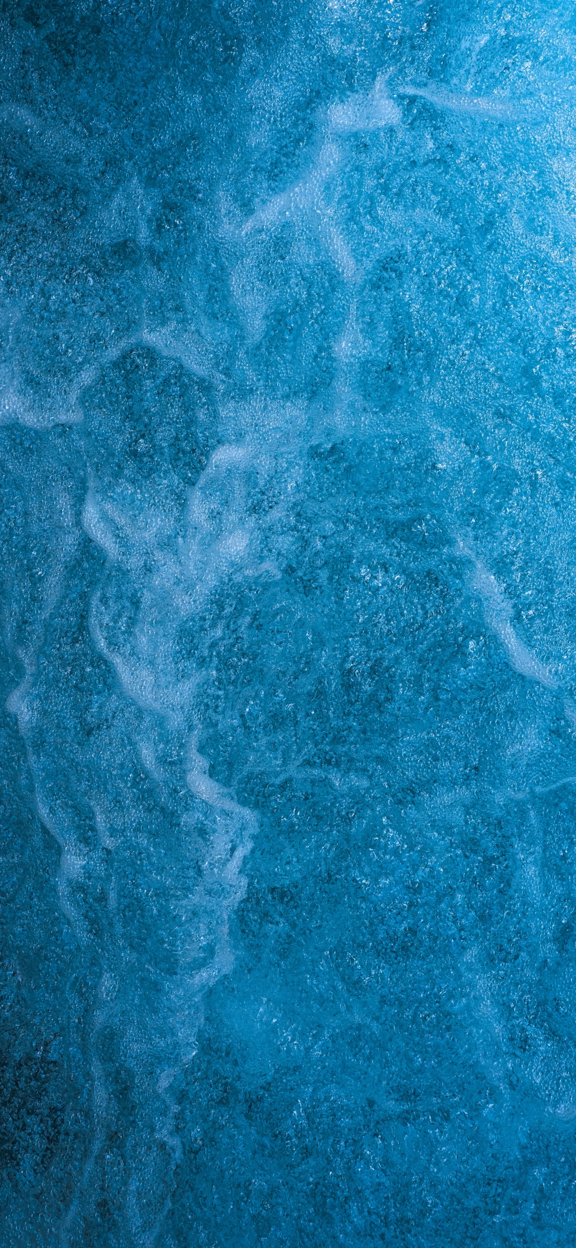 纹理, 水上, Azure, 电蓝色的, 大海 壁纸 1125x2436 允许