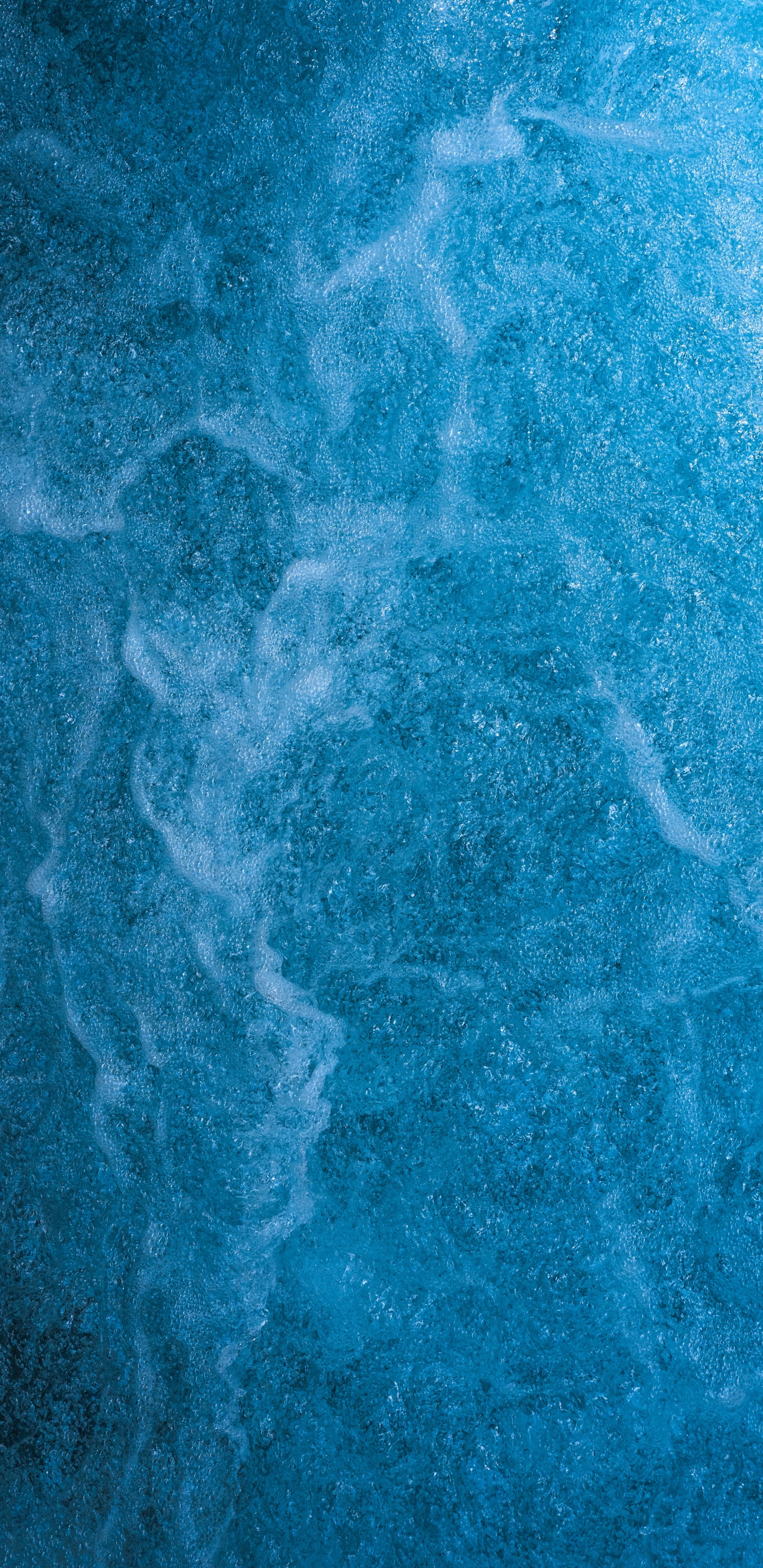 纹理, 水上, Azure, 电蓝色的, 大海 壁纸 1440x2960 允许
