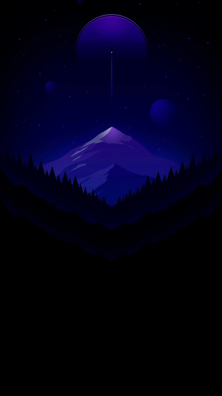 Darkness, Supermoon, Lunar Eclipse, Celestial Object, Full Moon. Wallpaper in 720x1280 Resolution