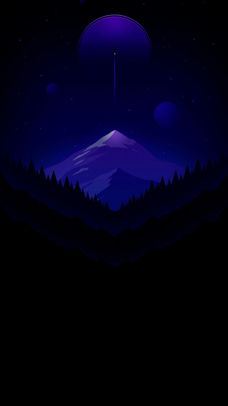 Darkness, Supermoon, Lunar Eclipse, Celestial Object, Full Moon. Wallpaper in 750x1334 Resolution