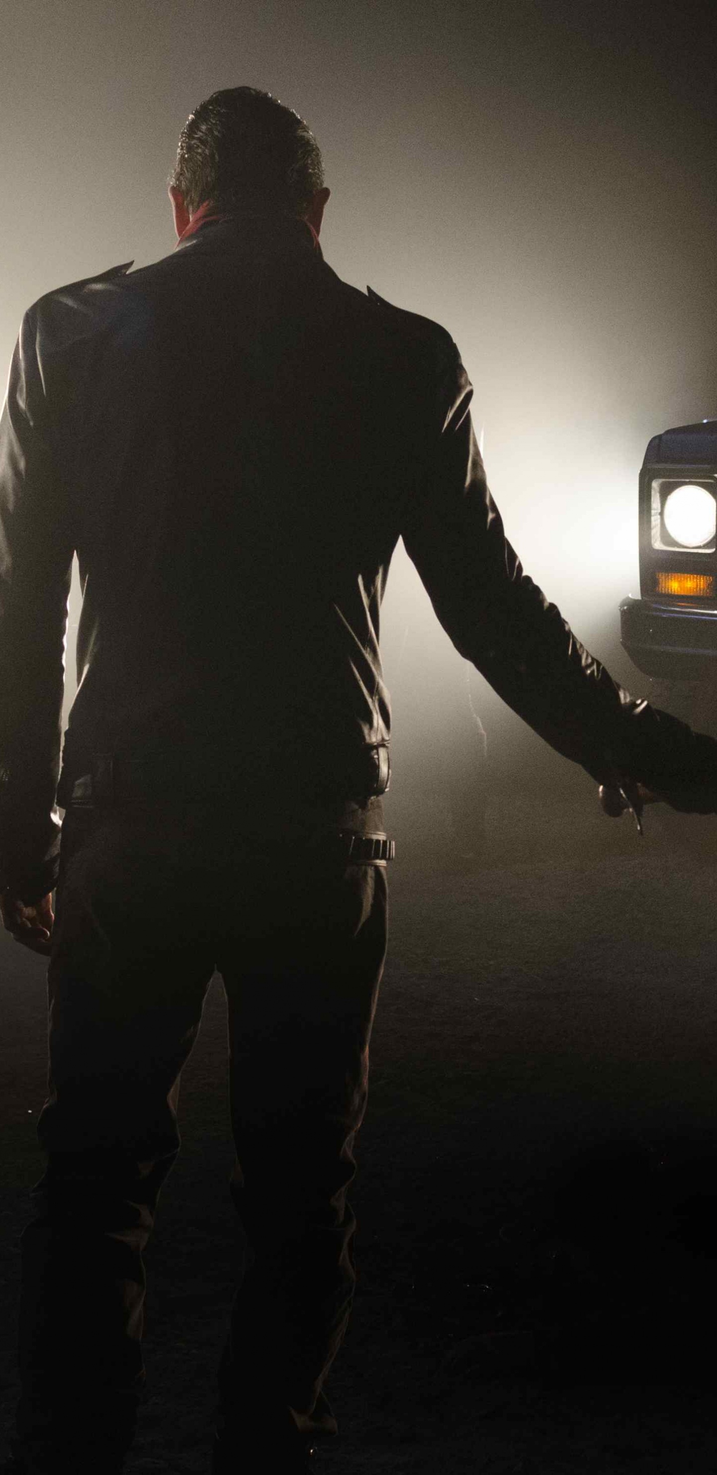 Negan, The Walking Dead - Temporada 7, Bruma, Luz, Data. Wallpaper in 1440x2960 Resolution